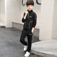 Load image into Gallery viewer, Teenager Boys Clothing Sets Child Fashion Letter Sweatshirt + Pants