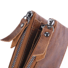 Load image into Gallery viewer, Men Wallets 100% Genuine Cow Leather Short Card Holder Leather