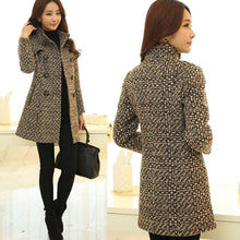 Load image into Gallery viewer, Women's Wool Blends Coat Fashion Elegant Mother Turtleneck