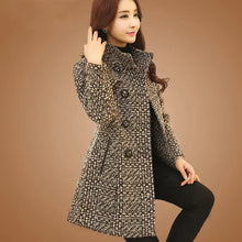 Load image into Gallery viewer, Women's Wool Blends Coat Fashion Elegant Mother Turtleneck