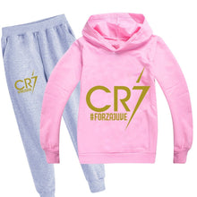 Load image into Gallery viewer, Children's Hoodie Set + Long Pants Sweatshirt