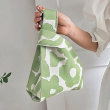 Load image into Gallery viewer, Women Handbag Knitting Floral Knot Small Hand Bags