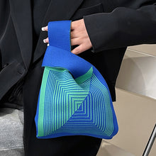 Load image into Gallery viewer, Women Handbag Knitting Floral Knot Small Hand Bags