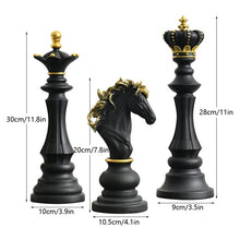 Load image into Gallery viewer, NORTHEUINS 3 Pcs/Set Resin International Chess Figurine Modern Interior Decor