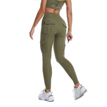 Load image into Gallery viewer, Multi-pocket Pants Yoga Leggings High Waist Yoga Pants For Women