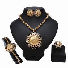 Load image into Gallery viewer, Fashion Trendy Nigerian Wedding African Beads Jewelry Sets