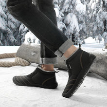 Load image into Gallery viewer, Winter Boot Men Snow Barefoot Rubber Sole Casual Outdoor Working Shoes