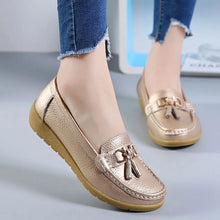 Load image into Gallery viewer, Women Sports Shoes With Low Heels Loafers Slip On Casual Sneaker