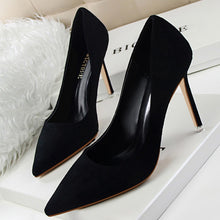 Load image into Gallery viewer, New Women Pumps Suede High Heels Shoes