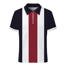 Load image into Gallery viewer, Men's Clothing Polyester High Quality, Men's Polo Shirts Color Block Short Sleeve