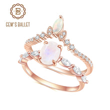 Load image into Gallery viewer, Ethiopian Women Handmade Stacking Ring Set 14K Rose Gold Plated