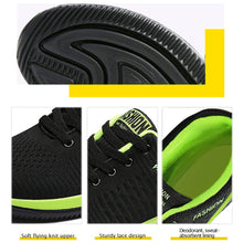Load image into Gallery viewer, Men Running Walking Knit Shoes Fashion Casual Sneakers