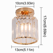 Load image into Gallery viewer, Crystal Pendant Light  Led Ceiling Lamp Living Dining Room
