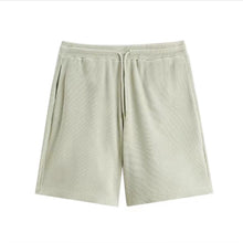 Load image into Gallery viewer, New Waffle Texture Fabric T-shirt Men High Quality Solid Color