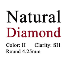 Load image into Gallery viewer, BALLET Fine Gold Jewelry Moissanite Lab Diamond 9K 10K 14K 18K Solid Gold