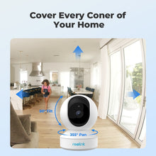 Load image into Gallery viewer, Reolink E1 Pro 4MP HD Pan/Tilt IP Camera Baby Monitor 2.4G/5GHz WiFi Camera