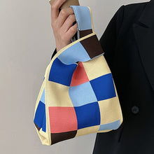 Load image into Gallery viewer, Women Handbag Knitting Floral Knot Small Hand Bags