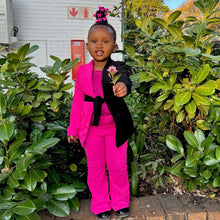 Load image into Gallery viewer, Kids Clothes Girl Children's Clothing From 2 To 8 Years Color block Blazer/Pants Child