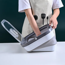 Load image into Gallery viewer, 10kg Dog Cat Food Storage Container Foldable Pet Food Bucket