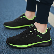 Load image into Gallery viewer, Men Running Walking Knit Shoes Fashion Casual Sneakers