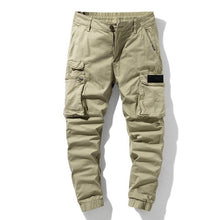Load image into Gallery viewer, Workwear Military Retro Multi-Pocket Loose Pants Trendy Classic