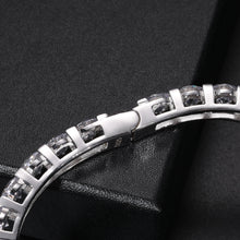 Load image into Gallery viewer, Fine Jewelry VVS1 D Color Moissanite Cuban Chain Bracelet Unisex