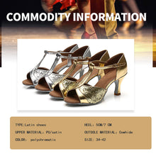 Load image into Gallery viewer, Women Latin dance shoes Tango dance shoes High heels