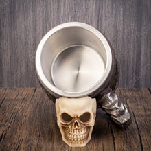 Load image into Gallery viewer, Mighty China Dragon Rune Mug Tankard 304 Stainless Steel