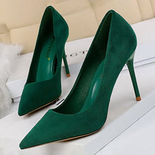 Load image into Gallery viewer, New Women Pumps Suede High Heels Shoes
