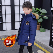 Load image into Gallery viewer, 4 -14 Years Big Boys Jacket Autumn Winter Plus Velvet Warm Teen Kids Jackets Fashion