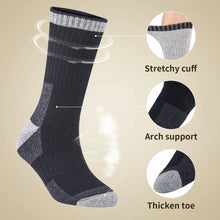 Load image into Gallery viewer, 5 Pairs Merino Wool Socks for Men Winter Thick Thermal Socks