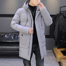 Load image into Gallery viewer, Men Winter Jacket Coat Long Style Parka Hooded Thick Cotton-padded