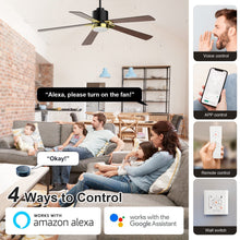 Load image into Gallery viewer, Ceiling Fan With Lights DC Motor 6 Speeds Timing Voice/APP/Remote Control