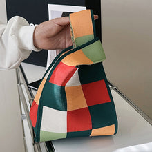 Load image into Gallery viewer, Women Handbag Knitting Floral Knot Small Hand Bags