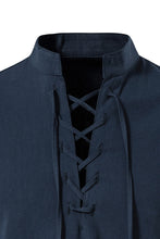 Load image into Gallery viewer, Men's Scottish Jacobite Ghillie Kilt Shirts, Costume Long Sleeve