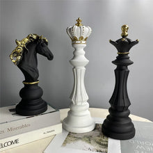 Load image into Gallery viewer, NORTHEUINS 3 Pcs/Set Resin International Chess Figurine Modern Interior Decor