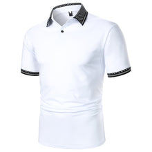 Load image into Gallery viewer, Men Polo Shirt, Solid Color Fashion Casual Men Top