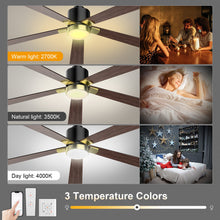 Load image into Gallery viewer, Ceiling Fan With Lights DC Motor 6 Speeds Timing Voice/APP/Remote Control