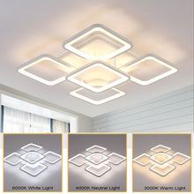 Load image into Gallery viewer, Remote Control Modern LED  Ceiling Chandelier Light Lamp