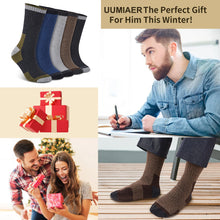 Load image into Gallery viewer, 5 Pairs Merino Wool Socks for Men Winter Thick Thermal Socks