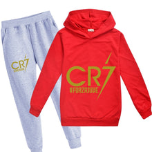 Load image into Gallery viewer, Children's Hoodie Set + Long Pants Sweatshirt