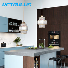 Load image into Gallery viewer, Crystal Pendant Light  Led Ceiling Lamp Living Dining Room