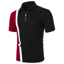 Load image into Gallery viewer, Men's Striped Turn-down Shirt Short  Sleeve Regular Fit