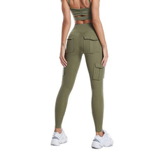 Load image into Gallery viewer, Multi-pocket Pants Yoga Leggings High Waist Yoga Pants For Women