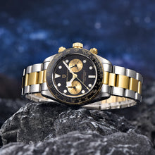 Load image into Gallery viewer, DESIGN Panda Dial Men's Watches Multifunctional Chronograph Watch