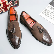 Load image into Gallery viewer, Italian Luxury Brand Suede Men's Tassel Design Loafers