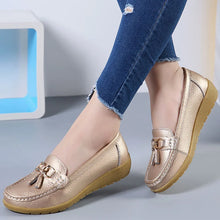 Load image into Gallery viewer, Women Sports Shoes With Low Heels Loafers Slip On Casual Sneaker