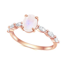 Load image into Gallery viewer, Ethiopian Women Handmade Stacking Ring Set 14K Rose Gold Plated