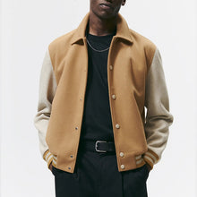 Load image into Gallery viewer, Men's Jacket Casual Pilot Plush Coat Single Breasted