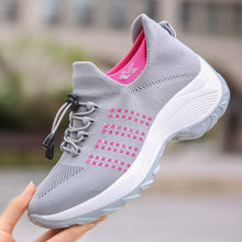 Load image into Gallery viewer, Sneakers Shoes for Women, Casual Mesh Tennis Lady Sock Wedge